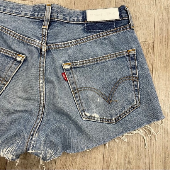 Levi’s REDONE Jean Denim SHORTS Size 27 - Picture 5 of 5